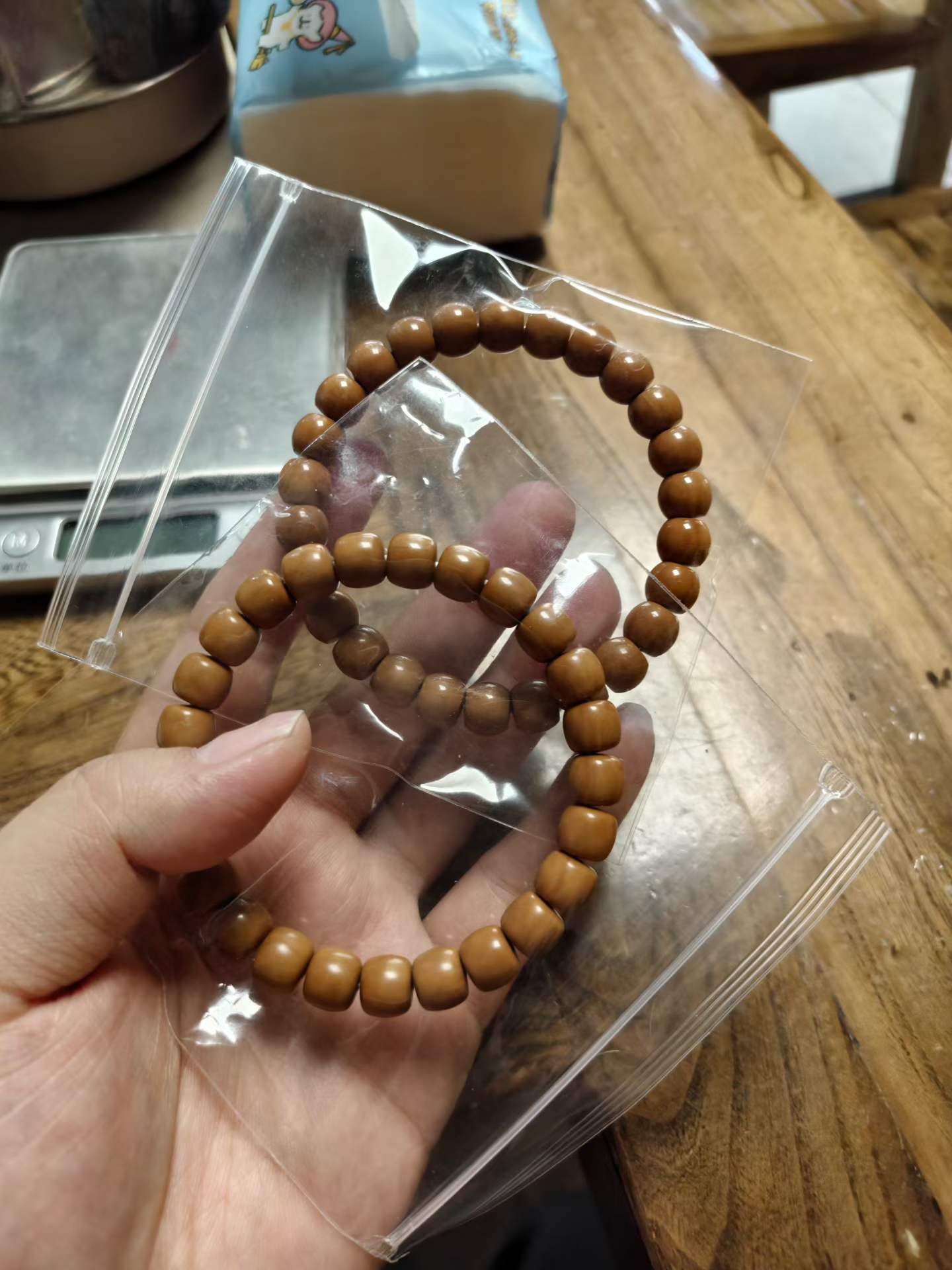 纯手工南瓜桩猴头手串